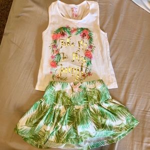 Isaac Mizrahi | Tropical inspired 2 piece set